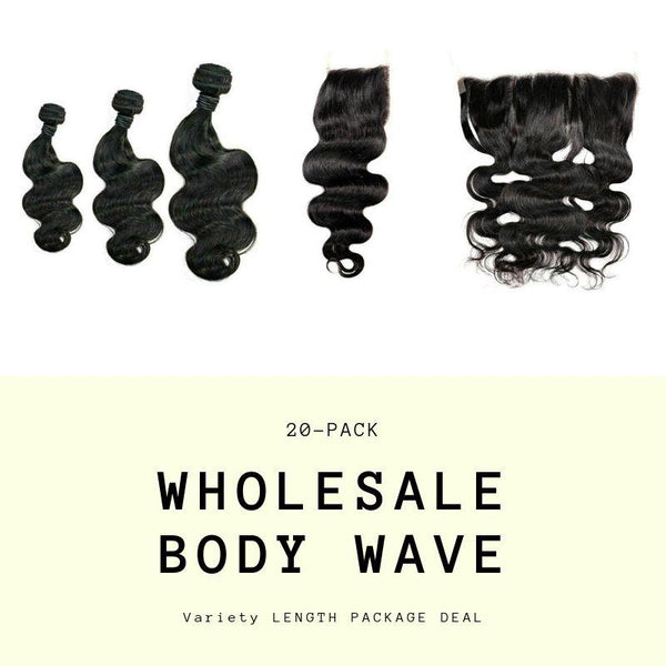 Brazilian Body Wave Variety Length Wholesale Package