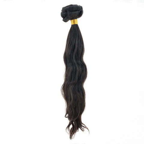 Raw Indian Curly & Natural Black Clip-in Extensions